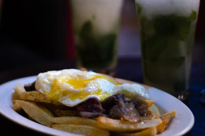 Promo chorrillana y mojitos Bar Rockocó