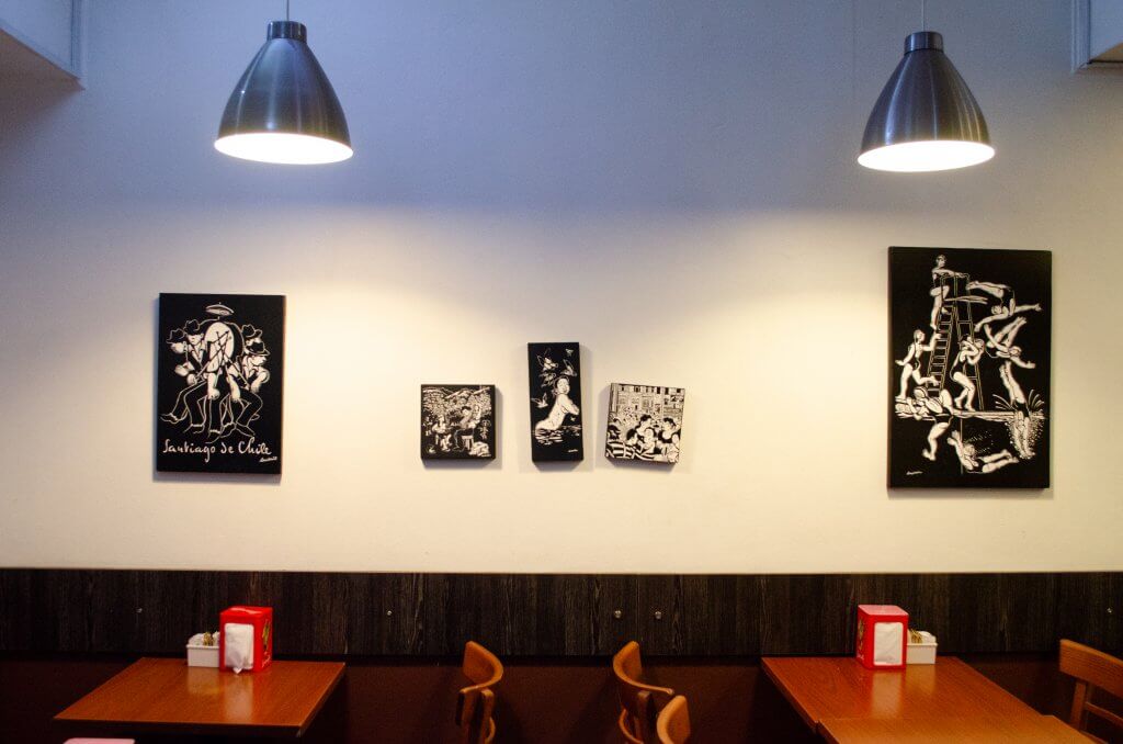 interior cafetería Tomodachi