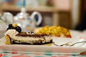 Cheesecake de mokaccino en Veg&Bake