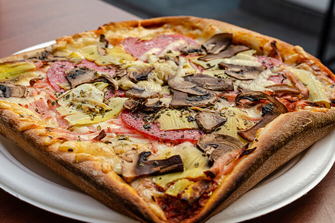 Pizza 4 estaciones de Masapizza