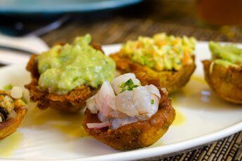 Canastas de banana de Caribe Restaurant