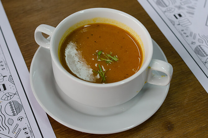 Crema de Zapallo de Franca Restaurant