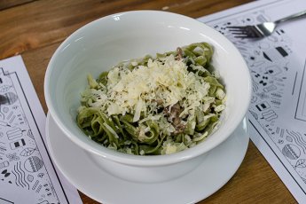Foto de un plato de Fetuccini de Franca restaurant